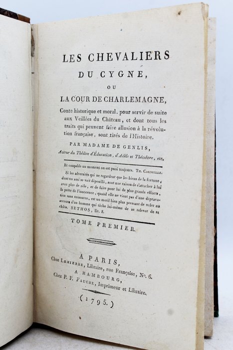 Image 3 of Madame de Genlis - Les Chevaliers du Cygne uu La Cour de Charlemagne - 1795