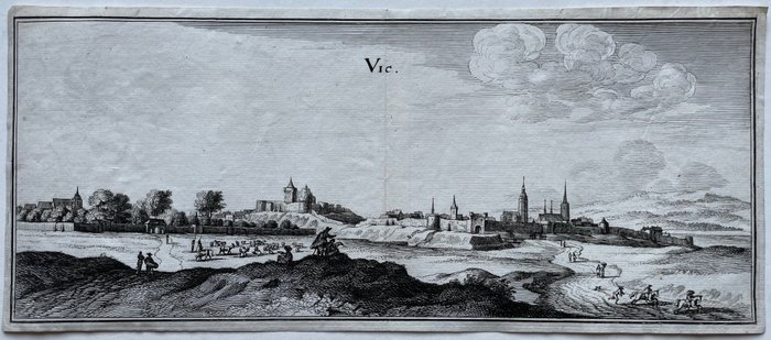 Image 2 of France, Vic-sur-Seille, Moselle, Grand Est; C. Merian / J. Peeters - Vic - 1651-1660