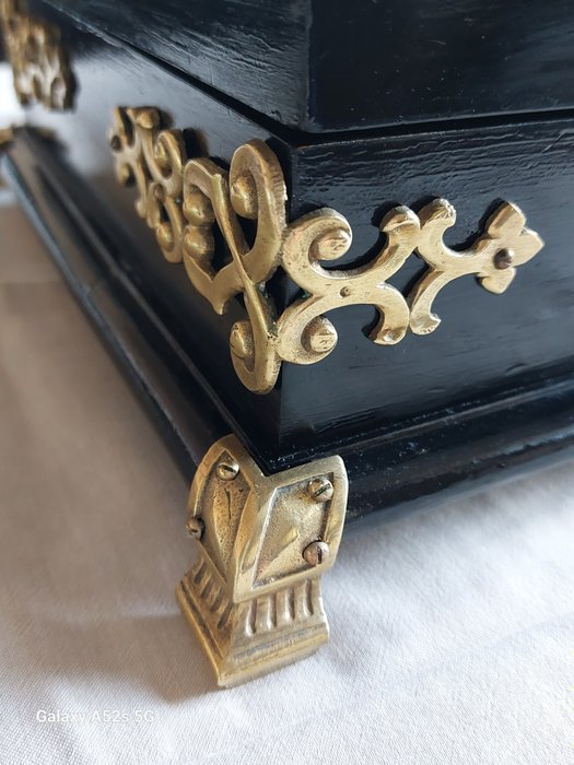 Image 3 of Casket, Jewellery box - Napoleon III - Copper, Wood - Early 19th century