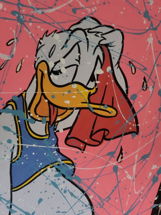 Image 3 of Leonardo Di Matteo - "Donald Duck"Pop art painting