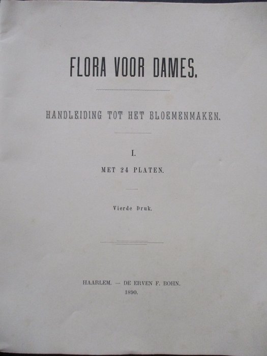 Image 3 of N.N./ M.me Bl.*** - Flora voor Dames / Handleiding tot het bloemenmaken - 1890/1895