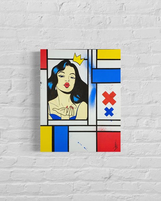 Image 2 of ALEZE (1974) - "Pin-up" Mondrian and friends
