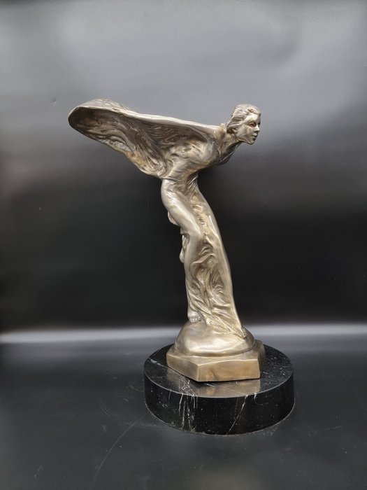 Image 2 of Decorative object - XXL Bronze Rolls Royce -Spirit of Ecstasy- 50cm x 10Kg - Rolls-Royce