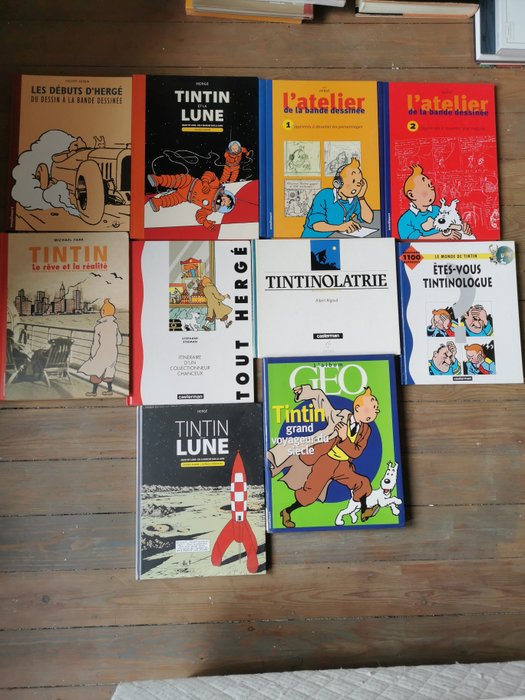 Image 2 of Tintin - Ensemble de 23 ouvrages autour de Tintin/Hergé - (1987/2019)