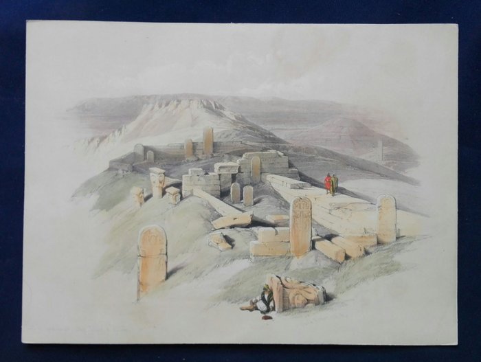 Image 2 of David Roberts - Temple on Gebel Garabe called Surabit el Khadim Feby 17th 1839 - 1846