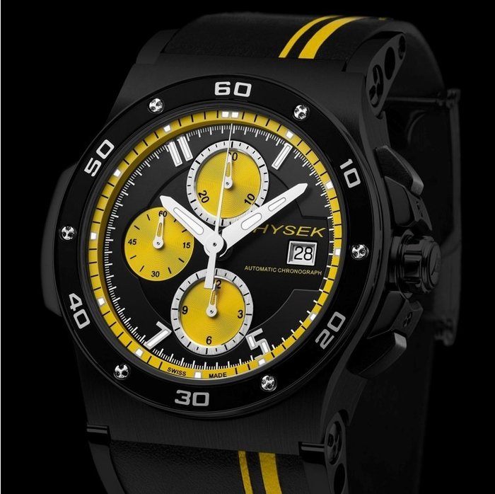 Preview of the first image of Jorg Hysek - Abyss PVD Titanium "NO RESERVE PRICE" - Chronograph AB4402T16 - Men - 2011-present.