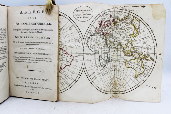Image 3 of William Guthrie - Abrégé de la Géographie Universelle, Descriptive, Historique, Industrielle et Com