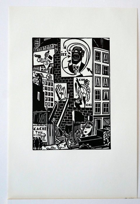 Preview of the first image of Frans Masereel (1889-1972) - Die Stadt (4).