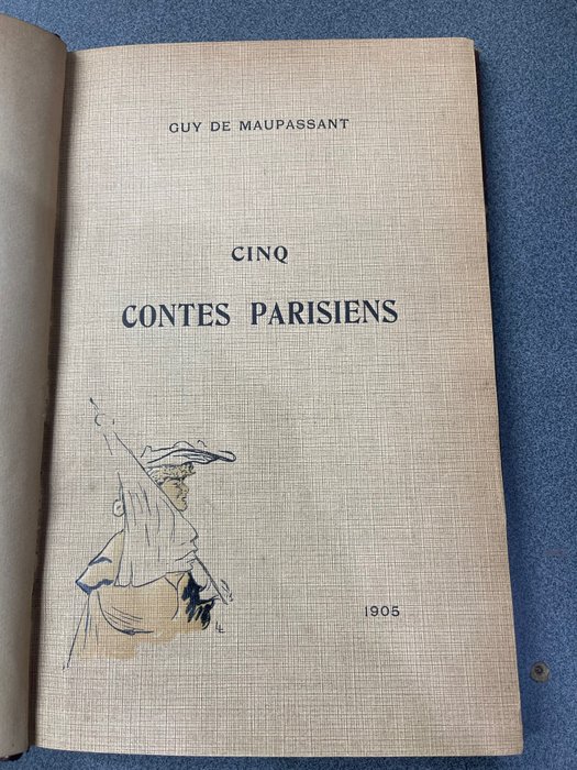Preview of the first image of Guy de Maupassant / Louis Legrand - Cinq Contes Parisiens - 1905.