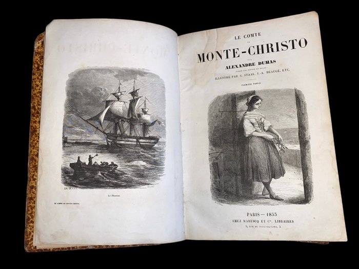 Preview of the first image of Alexandre Dumas / G. Staal, J. -A. Beaucé e.a. - Le comte de Monte-Christo - 1853.