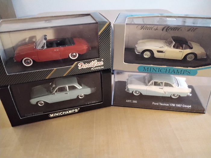 Preview of the first image of MiniChamps - 1:43 - BMW 507 - FORDP2 + P3.