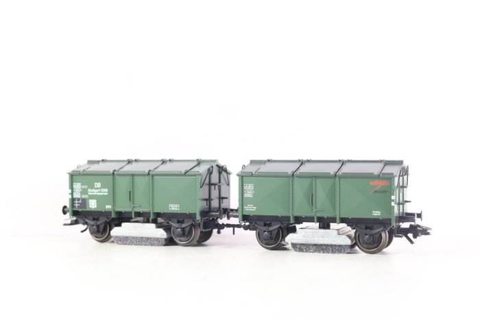 Preview of the first image of Märklin H0 - 46010 - Freight wagon set - Double rail grinding car, anniversary car 10 years Insider.