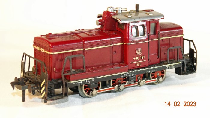 Preview of the first image of Fleischmann H0 - 1380 - Diesel locomotive - DB.