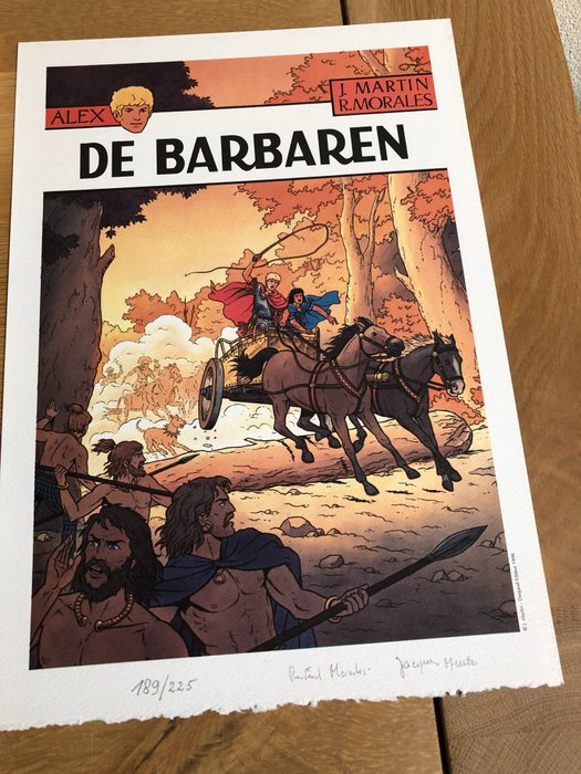 Image 2 of Alex 21 - De Barbaren (+ Zeefdruk) - Hardcover - First edition (1998)