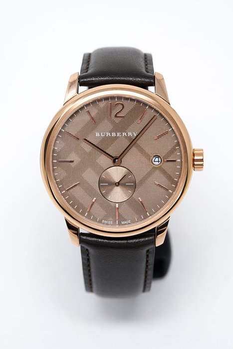 Preview of the first image of Burberry - The Classic Rose Gold + FREE SHIPPING - BU10012 - Men - 2011-present.