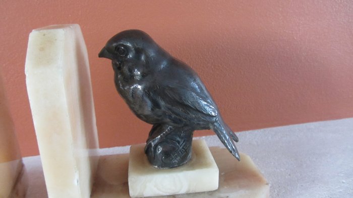 Image 2 of Coffin Fernand - Art deco bird bookends (2)