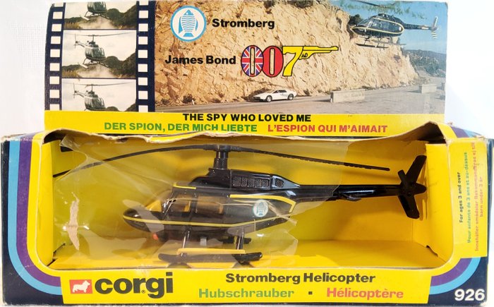 Preview of the first image of Corgi - 1:43 - James Bond Stromberg Helicopter and Corgi Junior Catalogue - ref. 926.
