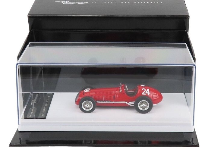 Tecnomodel 1:43 - 1 - Miniatura de carro de corrida - Ferrari 125 F1 GP Sanremo 1950 - Luigi Villoresi