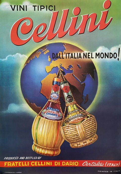 Anonymous - Vini Tipici Cellini - Chianti Orvieto - 1980er Jahre