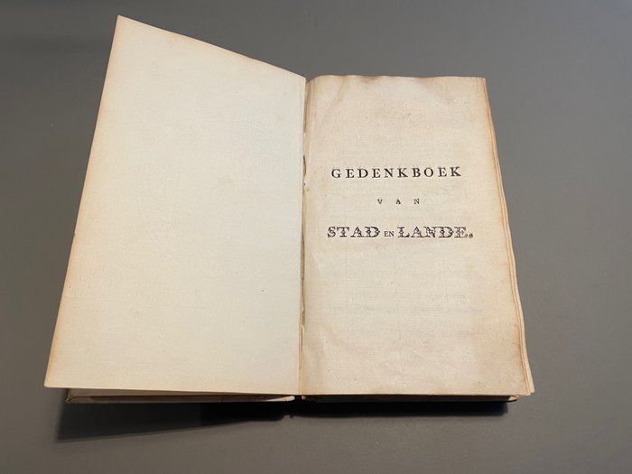 Image 2 of Heino Hermannus Brucherus - Gedenkboek van Stad en Lande - 1792