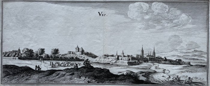 Image 3 of France, Vic-sur-Seille, Moselle, Grand Est; C. Merian / J. Peeters - Vic - 1651-1660