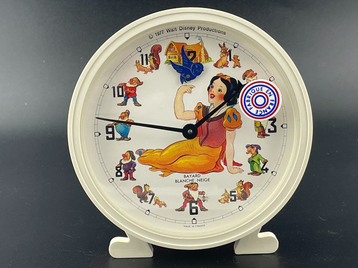 Image 3 of Disney/Bayard - Animated Clock - Snow White and the Seven Dwarfs - (1977)