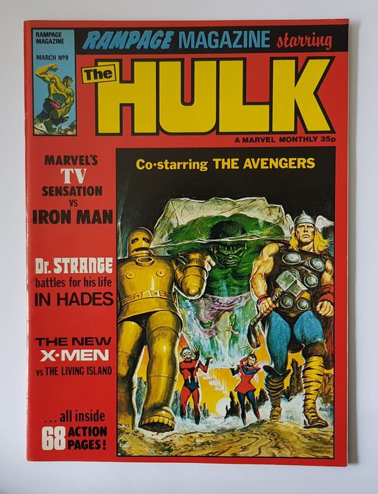 Image 2 of Rampage magazine (UK) #9, 10, 12-16, 18-25, 39, 40 feat. Hulk, X-Men and Dr. Strange - + The Incred