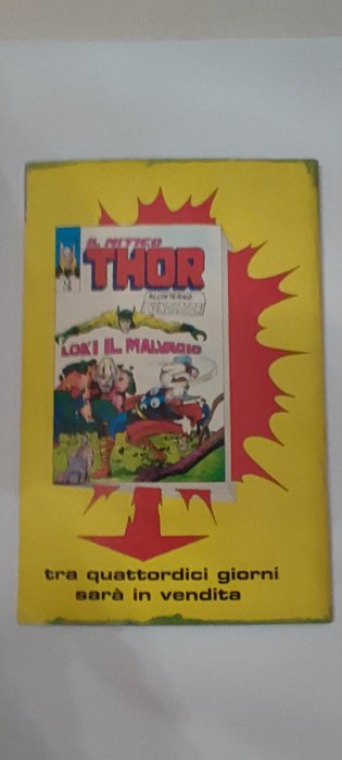 Image 3 of Il Mitico Thor 18 - "I piú forti muoiono" con adesivi - Stapled - First edition