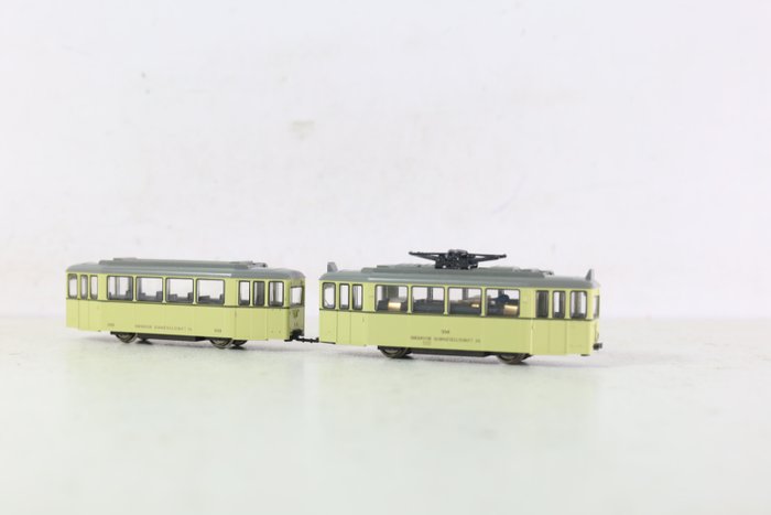 Preview of the first image of Kato N - 14600 - Tram - 2-piece - "Rheinische Bahngesellschaft AG".