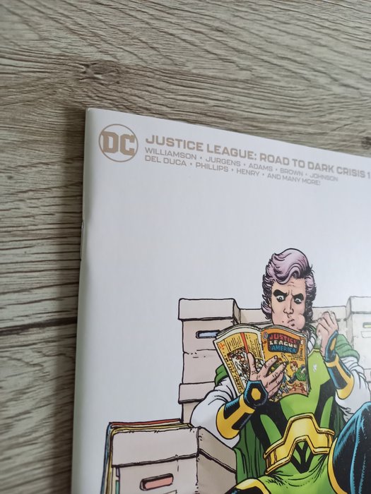 Image 3 of Justice League: Road To Dark Crisis #1 "Chris Burnham Cover" - Signed By legendary artist Chris Bur