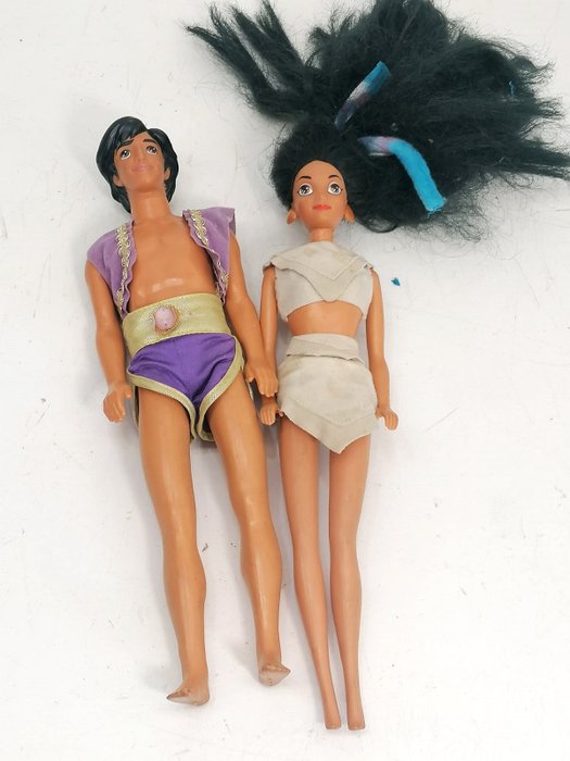 Image 3 of Mattel, Disney, Barbie, Cleveland - Barbie/Ken/Aladdin/Jasmine Doll Block
