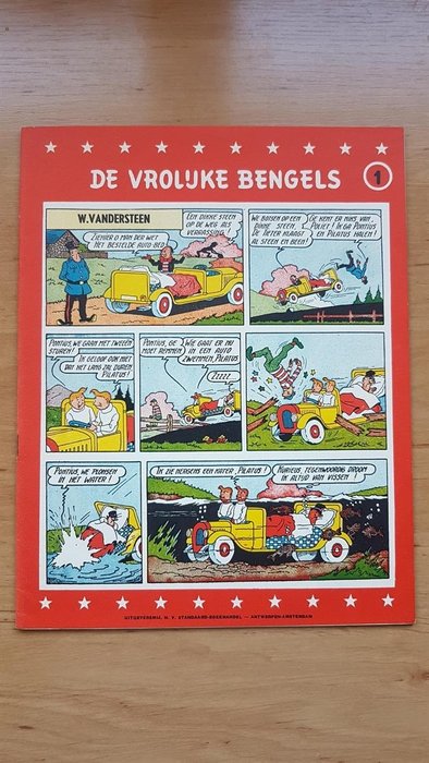 Preview of the first image of De Vrolijke bengels 1 - De vrolijke bengels - Stapled - First edition - (1958).