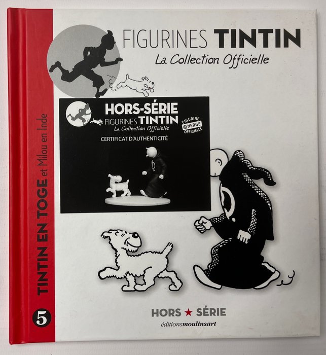 Image 2 of Tintin - Figurine Moulinsart hors serie N&B - Tintin en toge - (2014)