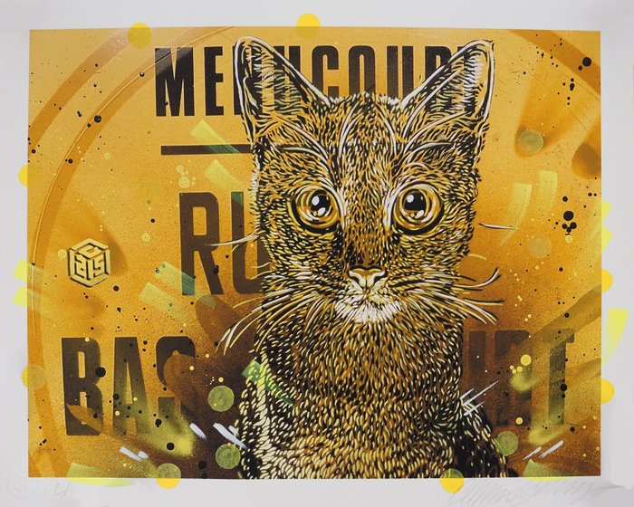 Preview of the first image of C215 (1973) - Street Art Cat.