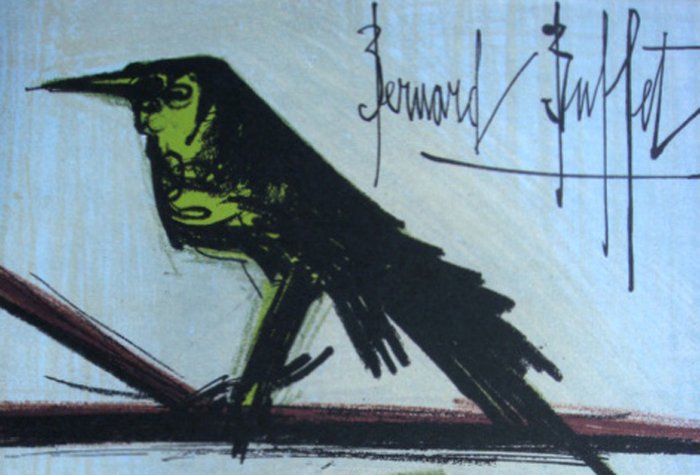 Image 3 of Bernard Buffet (after) - Les Deux oiseaux