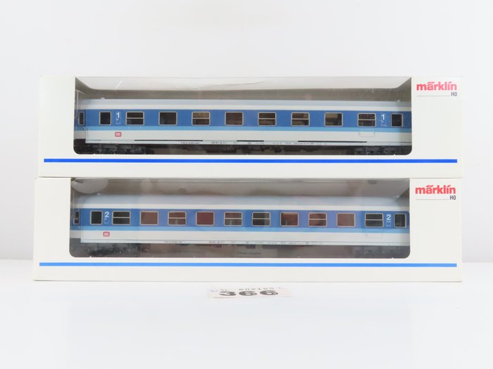 Image 3 of Märklin H0 - 4282/4281 - Passenger carriage - 2 x 4-axle express train carriages 1st and 2nd class