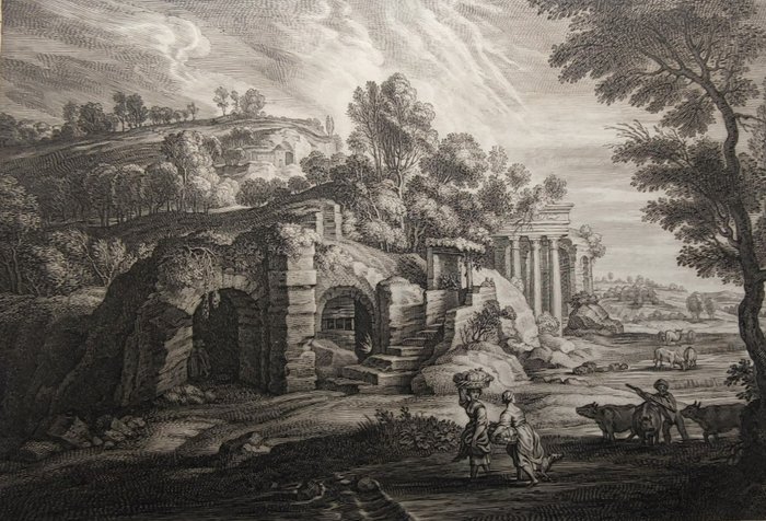 Preview of the first image of Schelte Adamsz. Bolswert (aka Scheltius À Bolswert) (c1586–1659) after P. P. Rubens - Landscape wit.