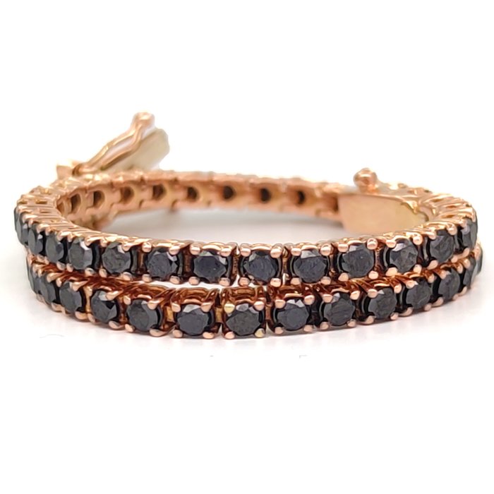 Preview of the first image of 18 kt. Pink gold - Bracelet - 2.70 ct Diamond.