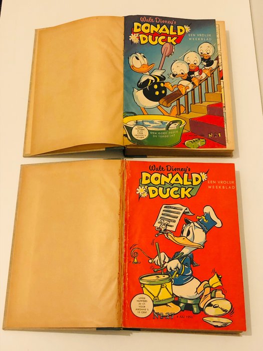 Image 2 of Donald Duck - Donald Duck Jaargang 1953 Compleet - Ingebonden - Hardcover - First edition - (1953)