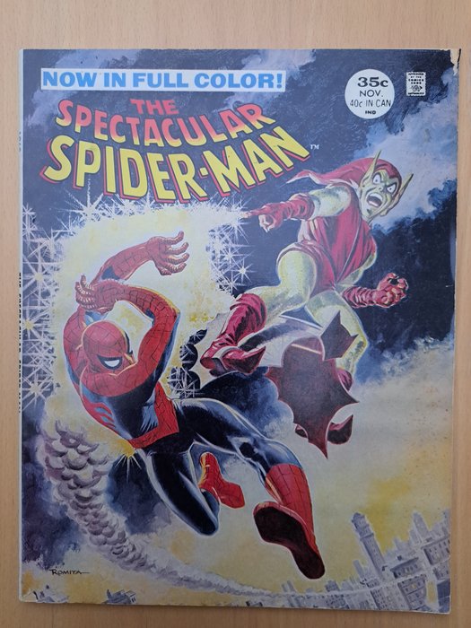 Image 2 of #1 and the color magazine from the 60's! - Spectacular Spider-Man - Stapled - First edition - (1968