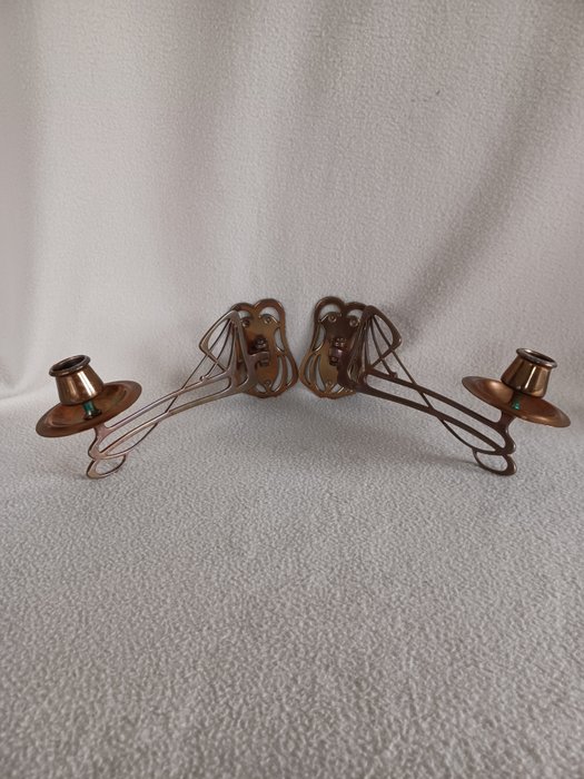 Preview of the first image of Set Identical Piano / Wall Candle Holders (2).
