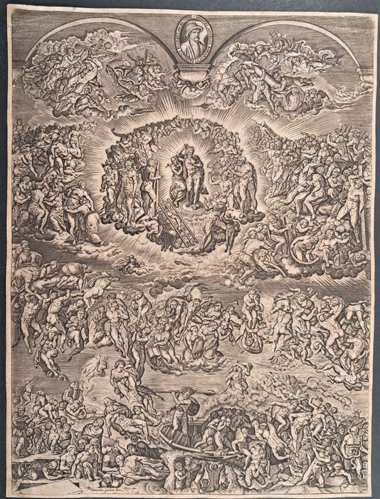 Image 2 of Leonard Gaultier (1562-1635), da Michelangelo - "Giudizio Universale"