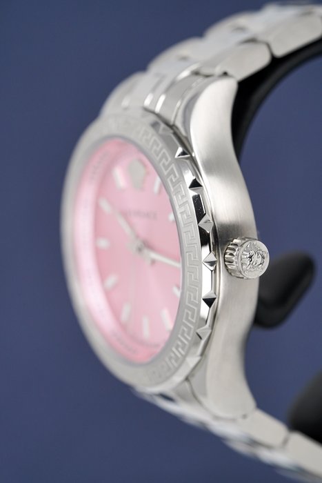 Image 2 of Versace - Hellenyium Pink Stainless Steel Swiss Quartz - V12010015 - Women - 2011-present