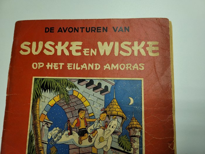 Image 2 of Suske en Wiske RV-01 - Op het eiland Amoras - Stapled - First edition - (1947)
