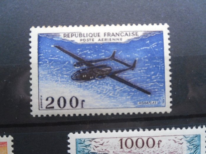 Image 3 of France 1954/1954 - Very nice lot of Airmail with the 1954 prototypes - Y et T (30 à 33)