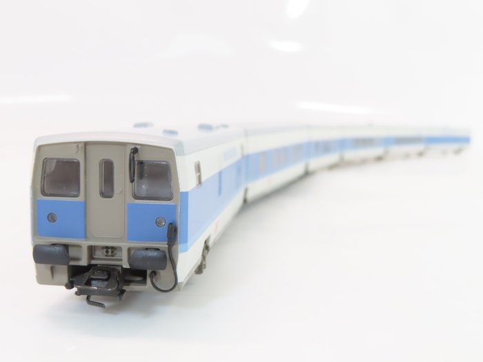 Preview of the first image of Märklin H0 - 41771 - Passenger carriage set - Set of 6 carriages Hotel train InterCity Night 'Talgo.