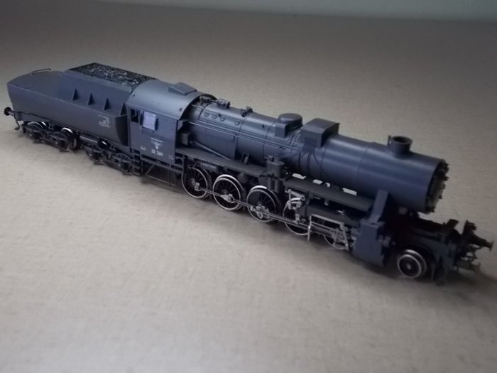 Preview of the first image of Liliput H0 - 5201 - Steam locomotive with tender - BR 52 - DRG.