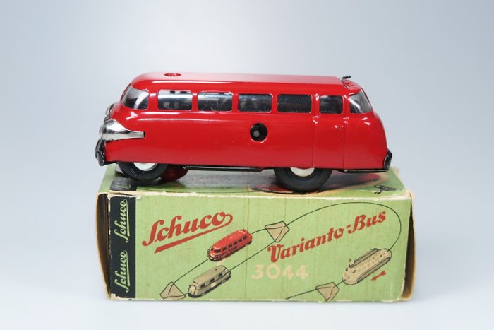 Image 3 of Schuco - Varianto - Nr. 3044 - Watch Bus / Personenbus in originele verpakking - 1950-1959 - German
