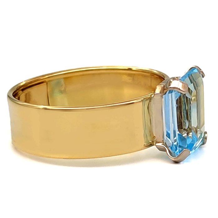 Image 2 of 18 kt. Yellow gold - Ring - 2.25 ct Topaz