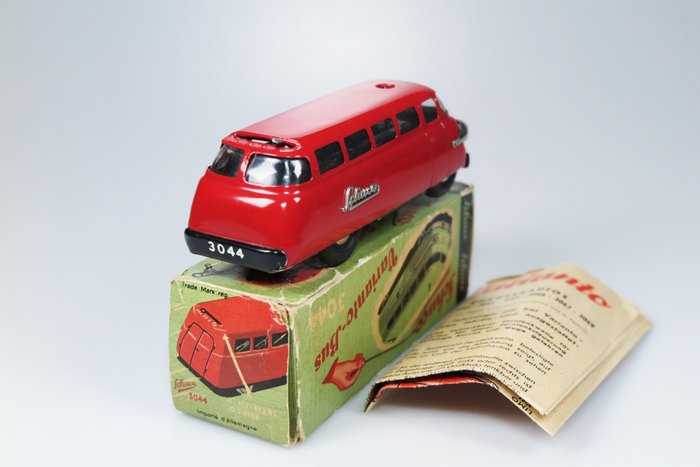 Image 2 of Schuco - Varianto - Nr. 3044 - Watch Bus / Personenbus in originele verpakking - 1950-1959 - German